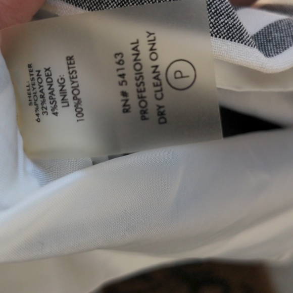 SOLD 💐Calvin Klein women's sheath dress grey white striped - Picture 8 of 8